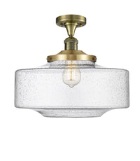 Franklin Semi-Flush Mount Brushed Nickel