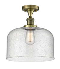 Franklin Semi-Flush Mount 12 Inch Nickel