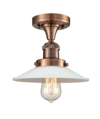 Franklin Semi-Flush Mount Brushed Satin Nickel
