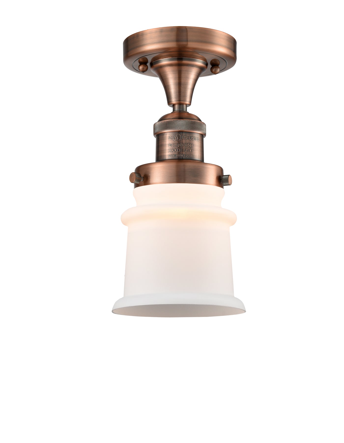 Franklin Semi-Flush Mount Brushed Nickel