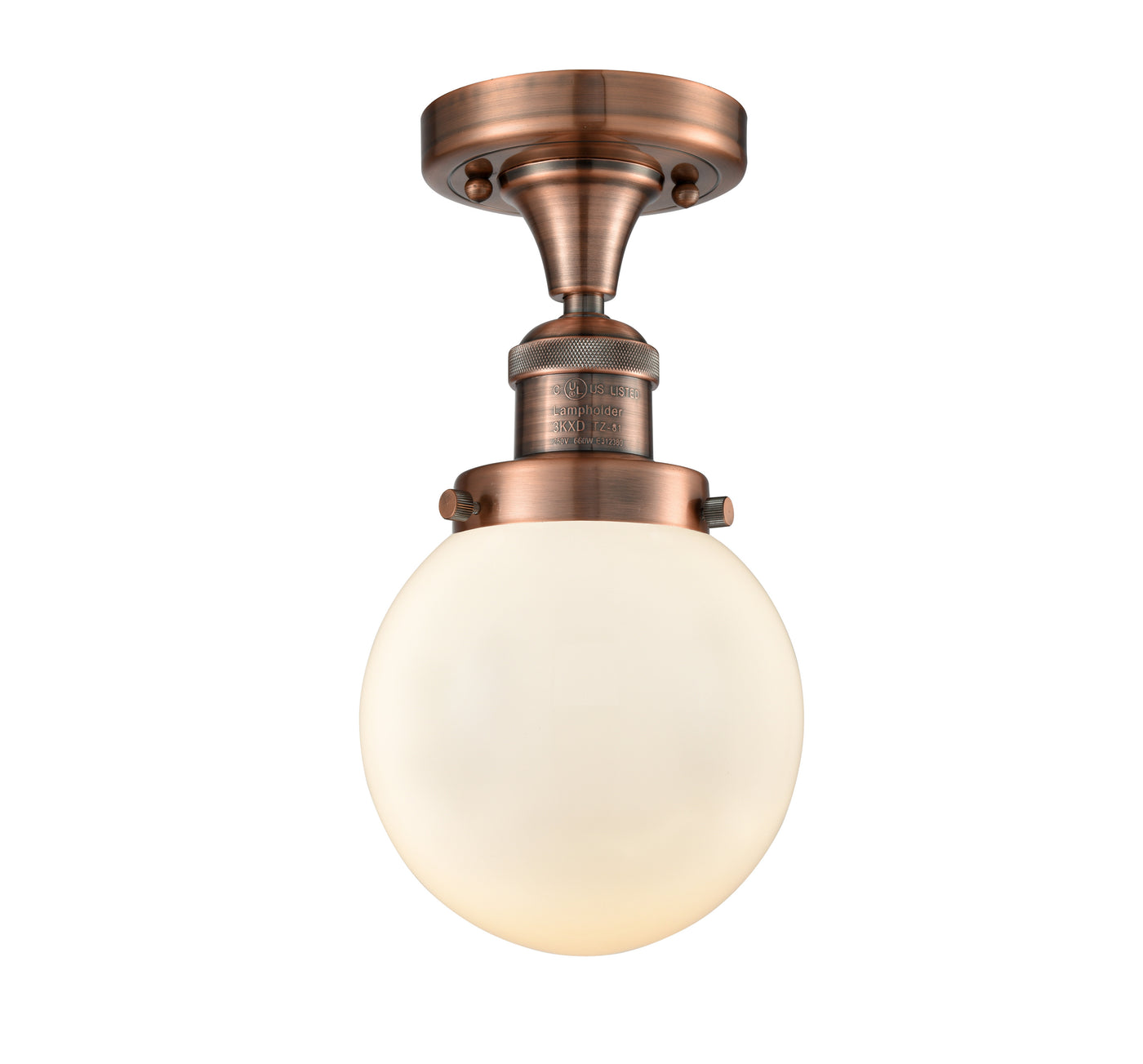 Franklin Semi-Flush Mount Brushed Nickel