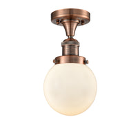 Franklin Semi-Flush Mount Brushed Nickel