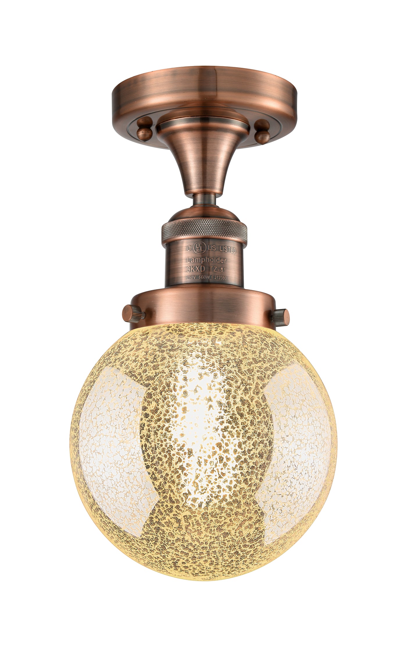 Franklin Semi-Flush Mount Brushed Nickel