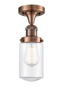 Franklin Semi-Flush Mount Brushed Satin Nickel