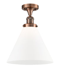Franklin Semi-Flush Mount 7.75 Brushed Satin