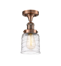 Franklin Semi-Flush Mount Brushed Satin Nickel