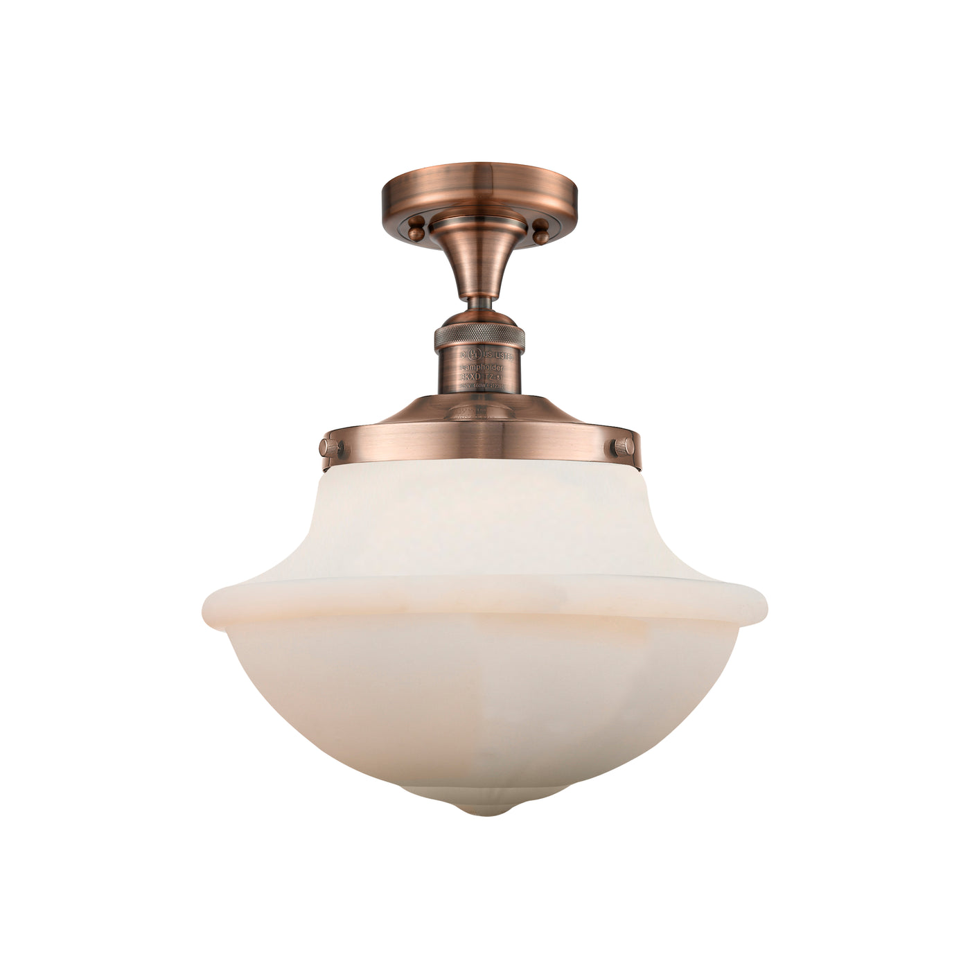Franklin Semi-Flush Mount Brushed Nickel
