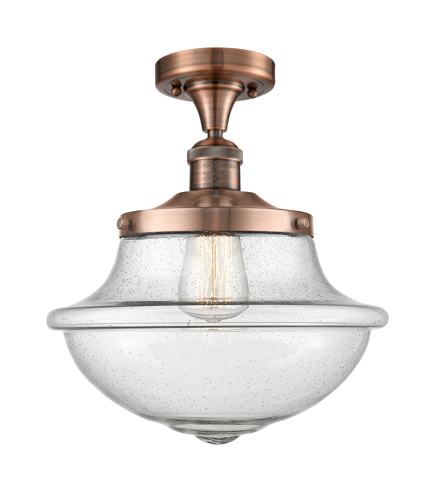 Franklin Semi-Flush Mount Brushed Nickel
