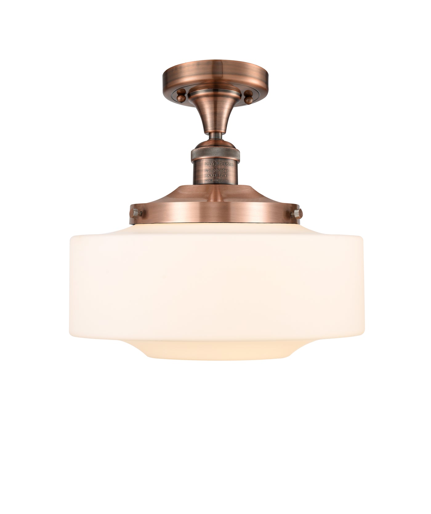 Franklin Semi-Flush Mount Brushed Satin Nickel