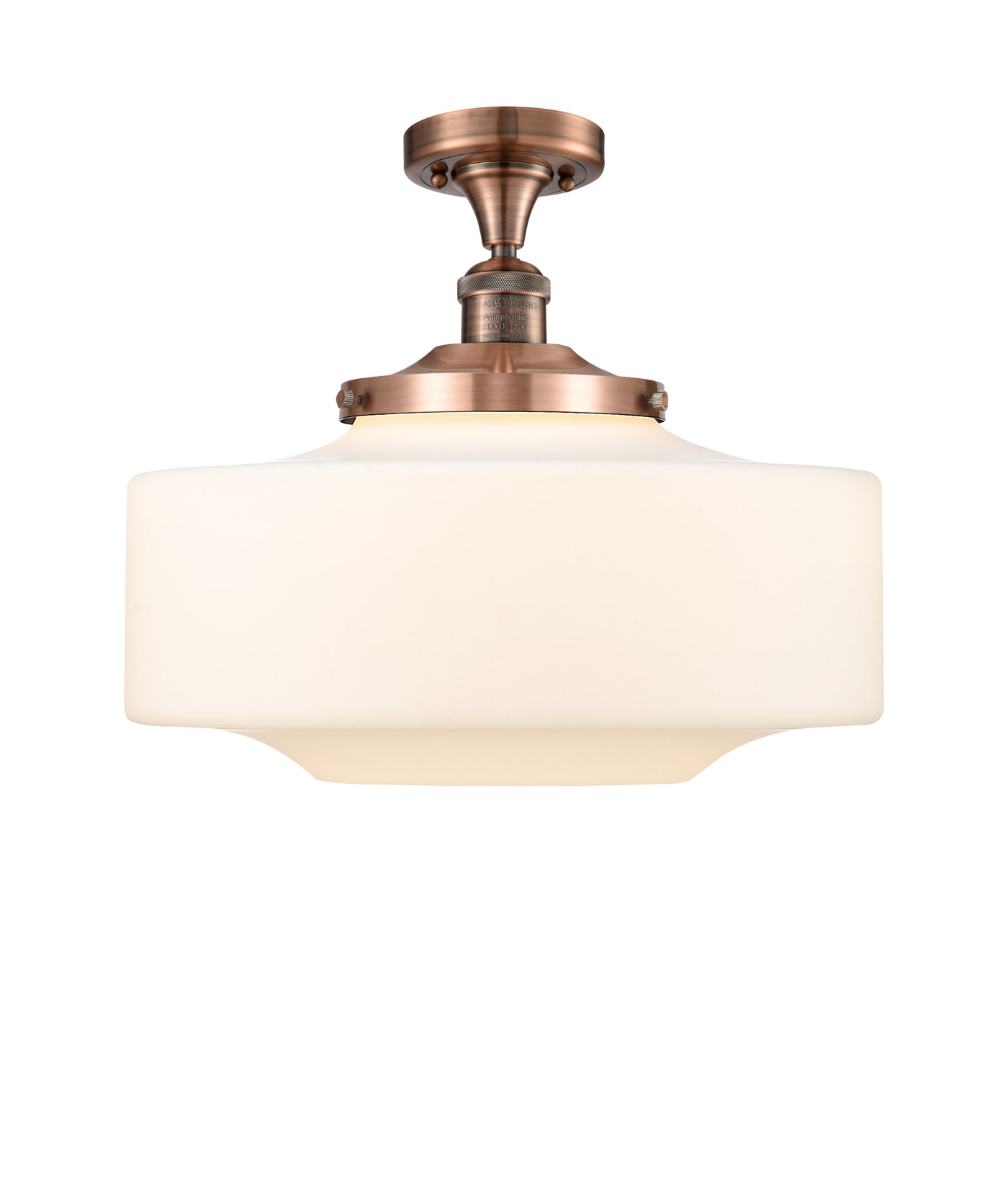 Franklin Semi-Flush Mount Brushed Satin Nickel