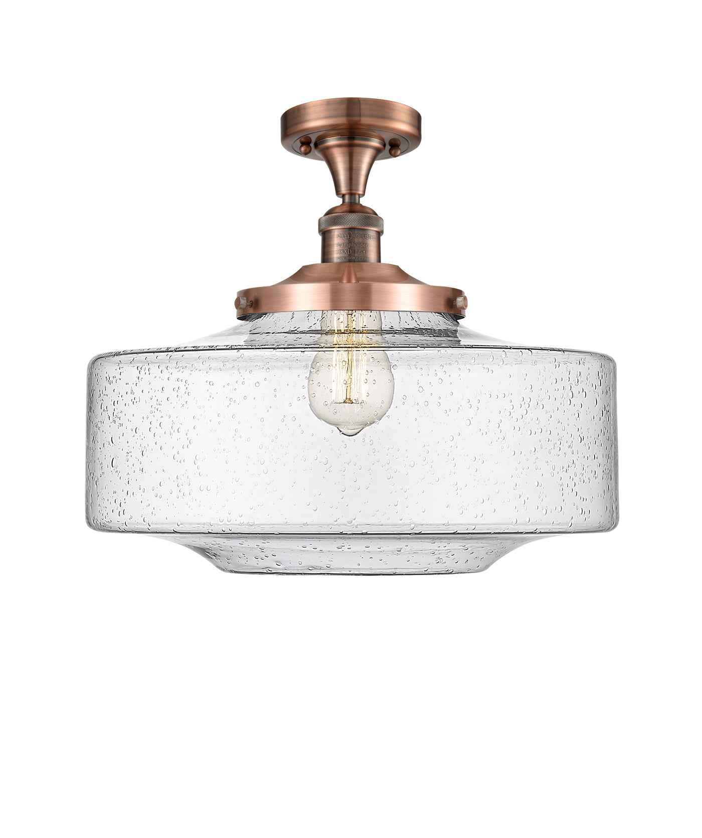 Franklin Semi-Flush Mount Brushed Nickel