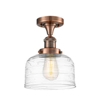 Franklin Semi-Flush Mount Brushed Satin Nickel
