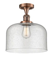 Franklin Semi-Flush Mount 12 Inch Nickel
