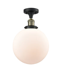 Franklin Semi-Flush Mount Brushed Nickel