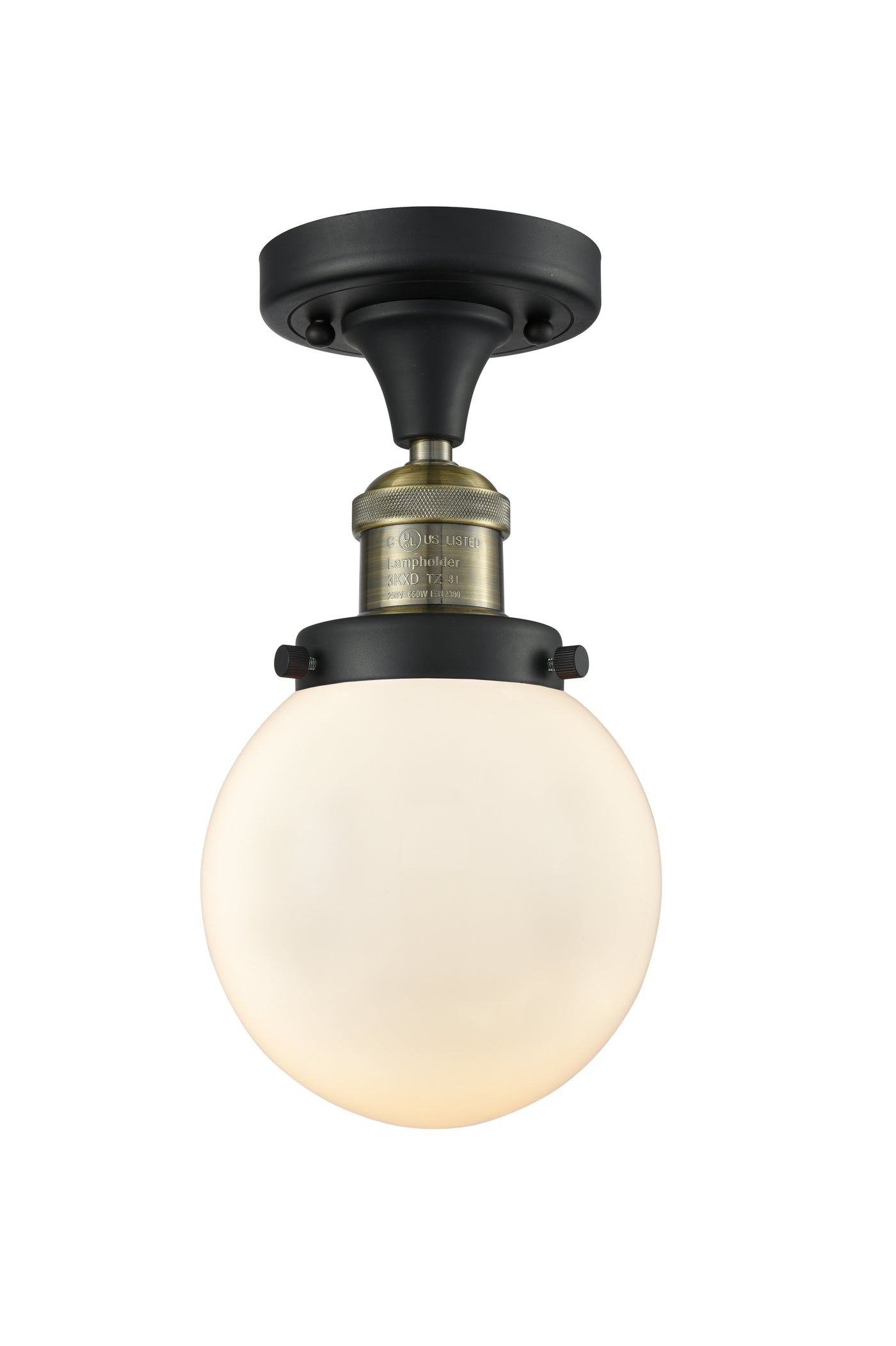 Franklin Semi-Flush Mount Brushed Nickel