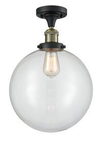 Franklin Semi-Flush Mount Brushed Satin Nickel