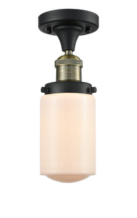 Franklin Semi-Flush Mount Brushed Nickel