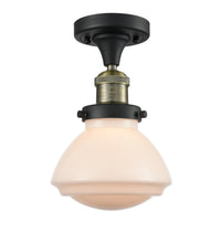 Franklin Semi-Flush Mount Brushed Nickel