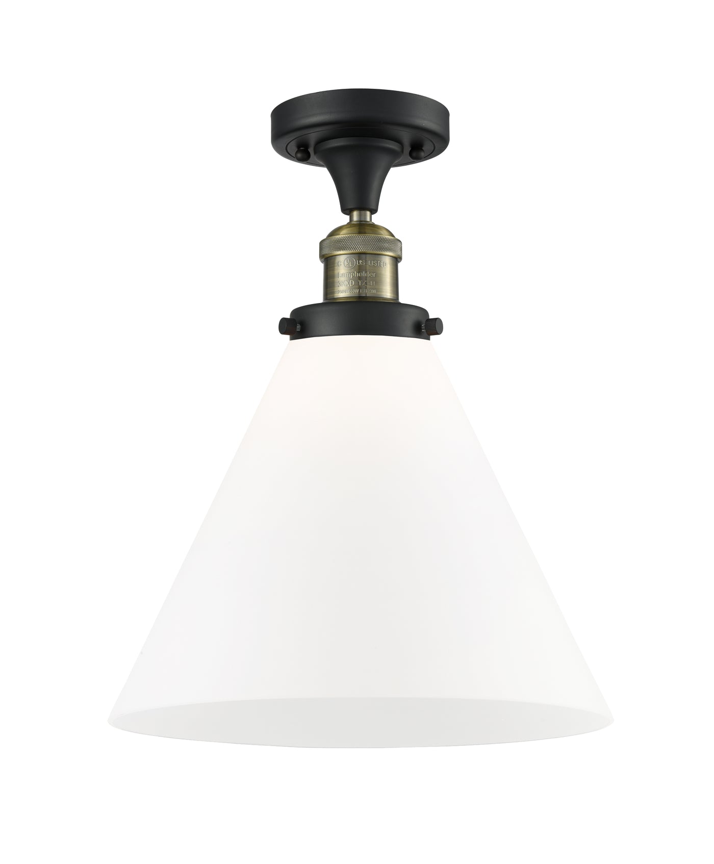 Franklin Semi-Flush Mount 7.75 Brushed Satin