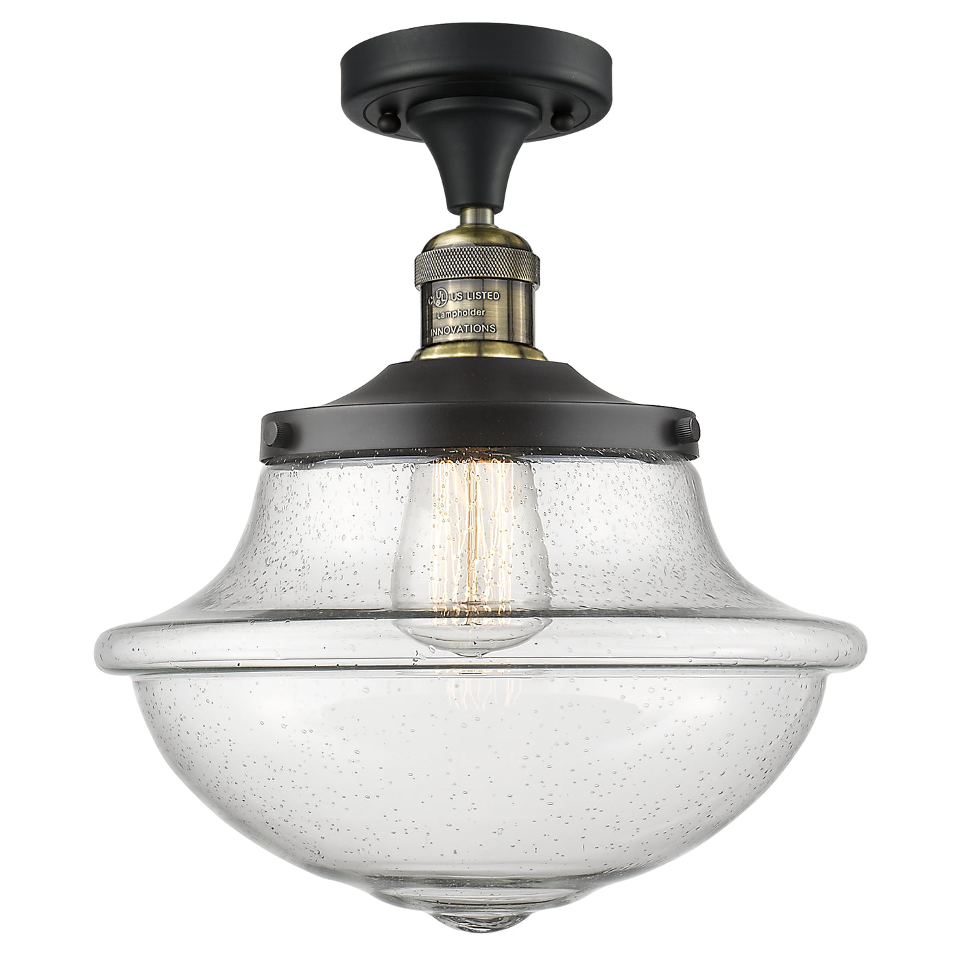 Franklin Semi-Flush Mount Brushed Nickel