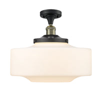 Franklin Semi-Flush Mount Brushed Nickel