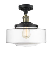 Franklin Semi-Flush Mount Brushed Satin Nickel