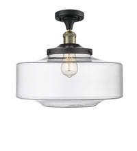 Franklin Semi-Flush Mount Brushed Nickel