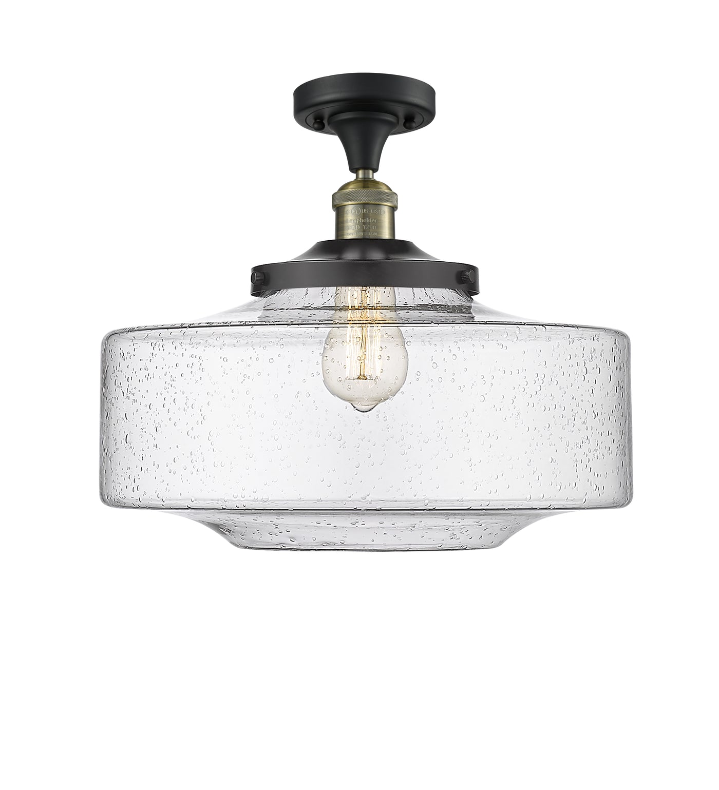 Franklin Semi-Flush Mount Brushed Nickel