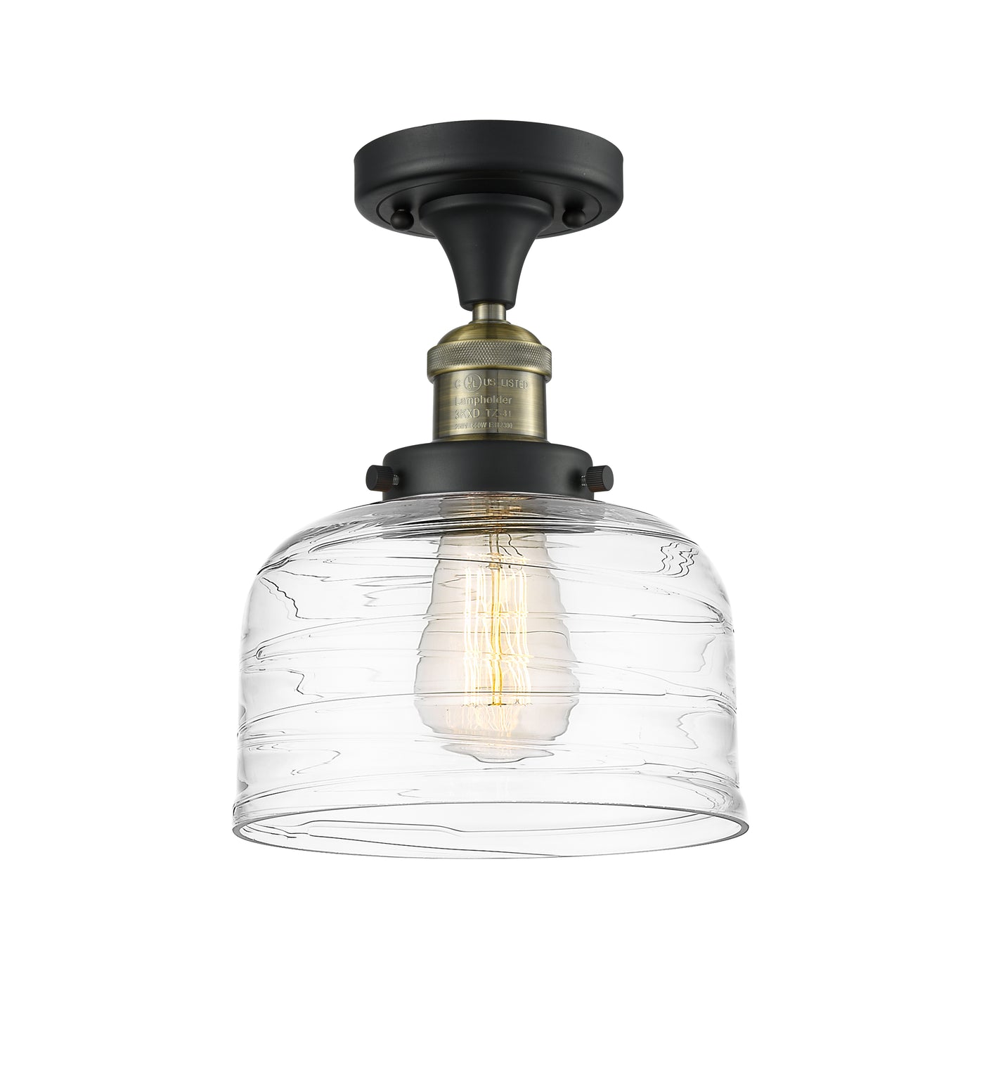 Franklin Semi-Flush Mount Brushed Satin Nickel