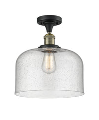 Franklin Semi-Flush Mount Brushed Satin Nickel