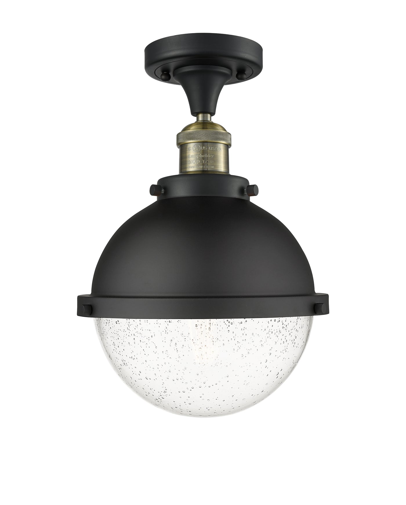 Franklin Semi-Flush Mount Brushed Satin Nickel
