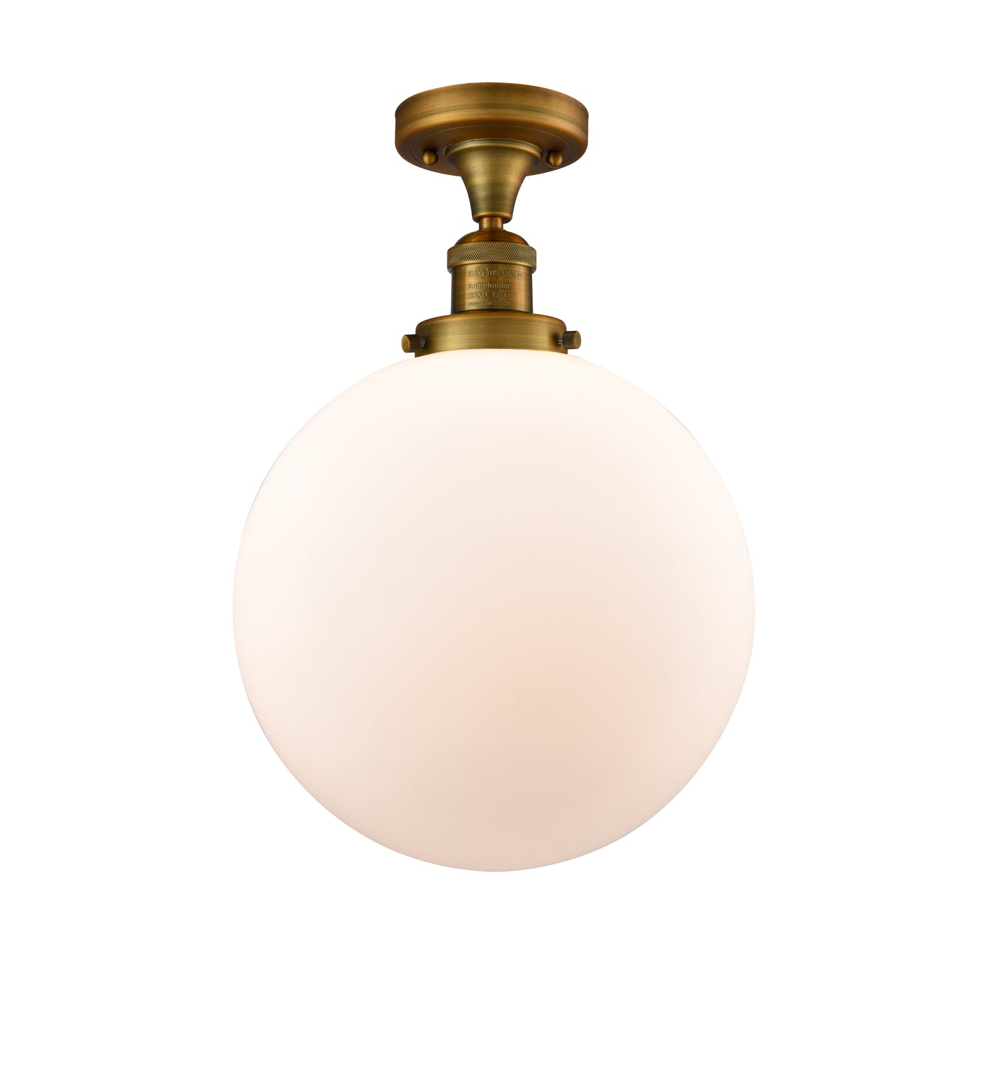 Franklin Semi-Flush Mount Brushed Satin Nickel