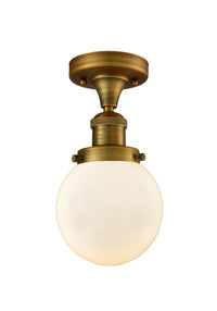 Franklin Semi-Flush Mount Brushed Nickel