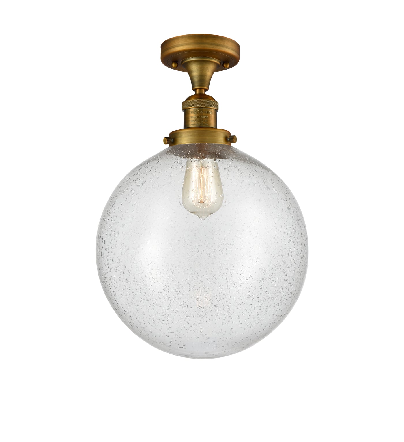 Franklin Semi-Flush Mount Brushed Satin Nickel