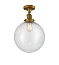 Franklin Semi-Flush Mount Brushed Satin Nickel
