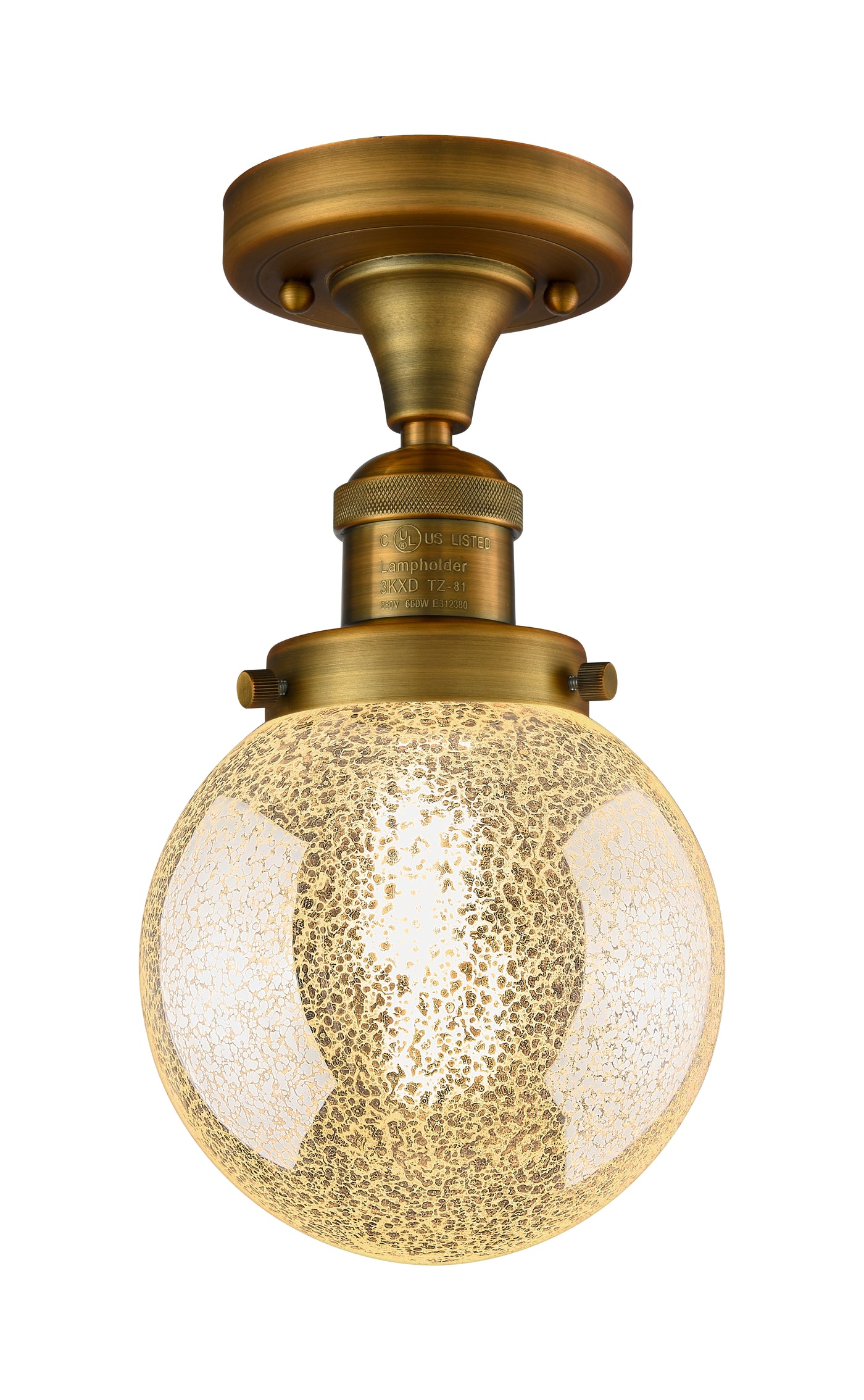 Franklin Semi-Flush Mount Brushed Nickel