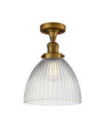 Franklin Semi-Flush Mount Satin Nickel