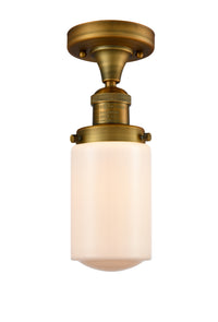 Franklin Semi-Flush Mount Brushed Satin Nickel