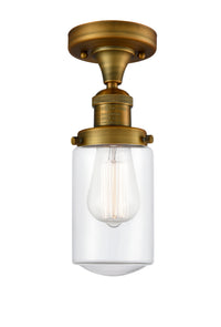 Franklin Semi-Flush Mount Brushed Nickel