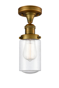 Franklin Semi-Flush Mount Brushed Satin Nickel