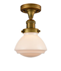 Franklin Semi-Flush Mount Brushed Nickel