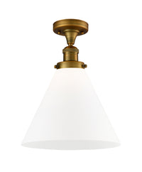 Franklin Semi-Flush Mount 7.75 Brushed Satin