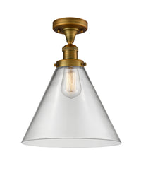 Franklin Semi-Flush Mount 7.75 Brushed Satin