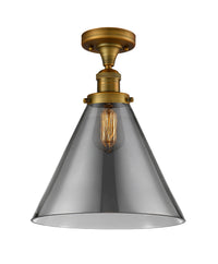 Franklin Semi-Flush Mount 7.75 Brushed Satin