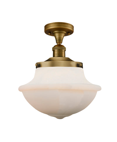 Franklin Semi-Flush Mount Brushed Satin Nickel