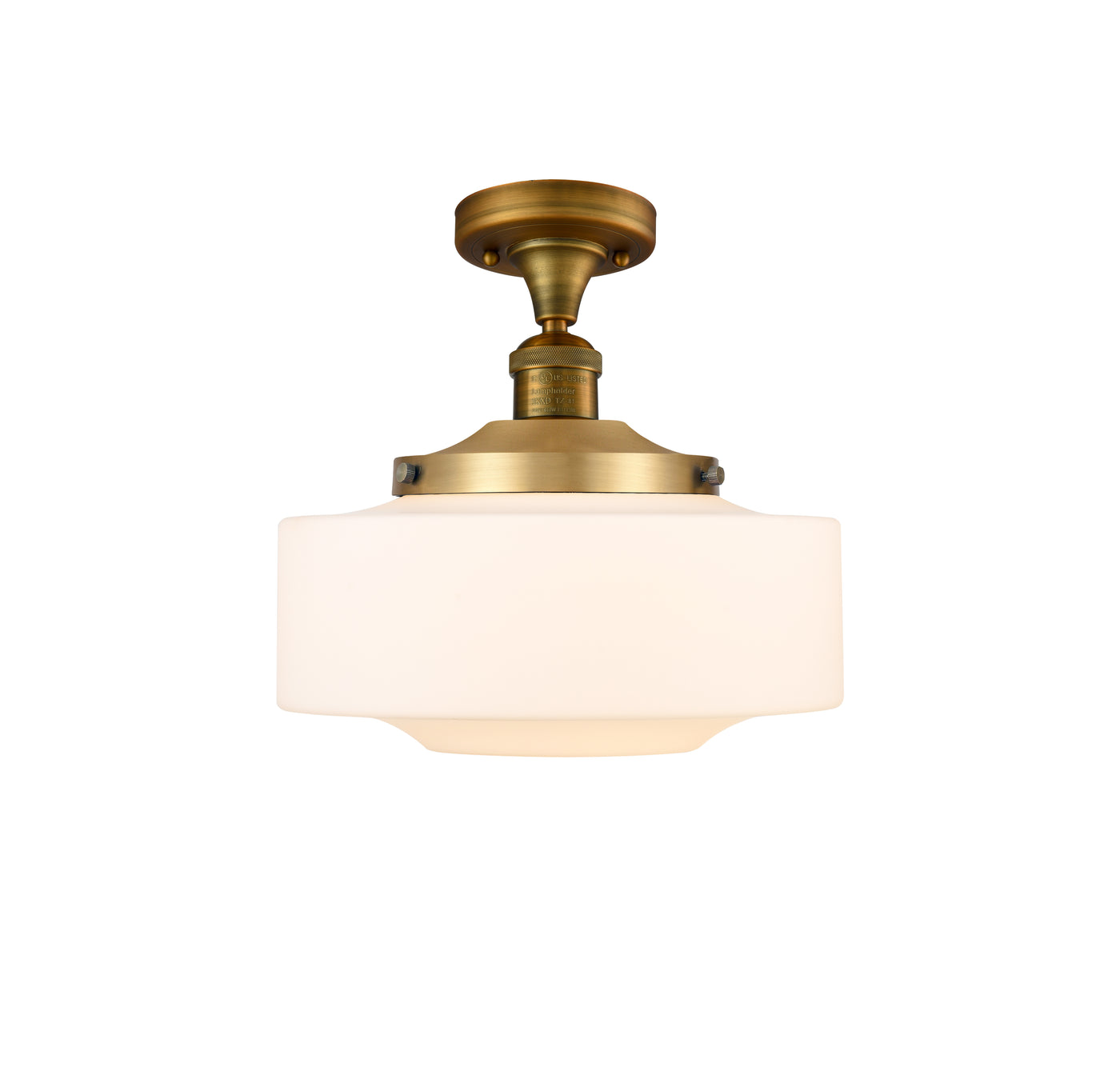 Franklin Semi-Flush Mount Brushed Satin Nickel