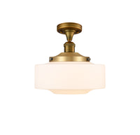 Franklin Semi-Flush Mount Brushed Satin Nickel
