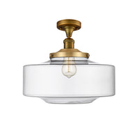 Franklin Semi-Flush Mount Brushed Nickel
