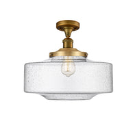 Franklin Semi-Flush Mount Brushed Nickel