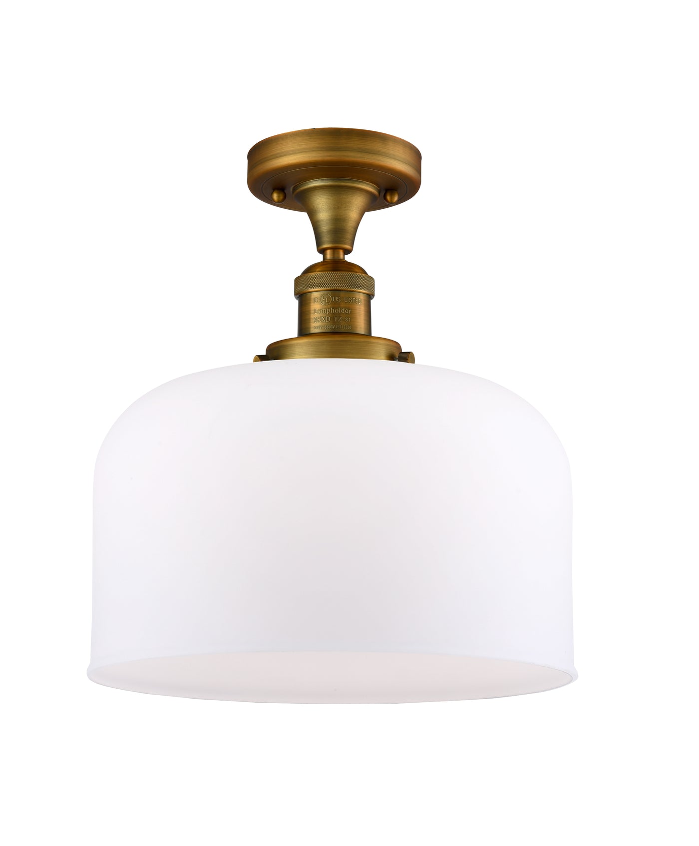 Franklin Semi-Flush Mount 12 Inch Nickel